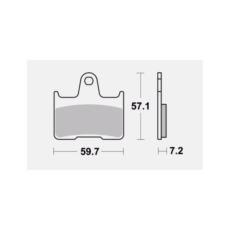 Plaquette de Frein Avant Moto-Master Road Pro 414402 - Syntérisé Route et Piste Plaquette de Frein Avant Moto-Master Road Pro 414402 - Syntérisé Route et Piste