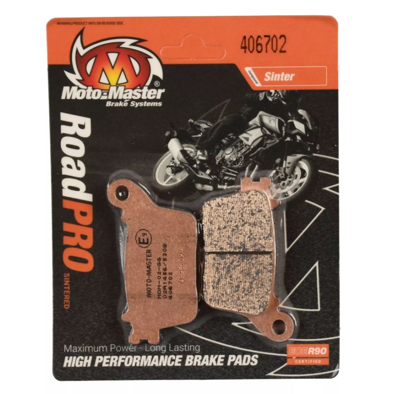 Plaquette de Frein Arrière Moto-Master Road Pro 406702 - Métal Fritté Route et Piste Plaquette de Frein Arrière Moto-Master Road Pro 406702 - Métal Fritté Route et Piste