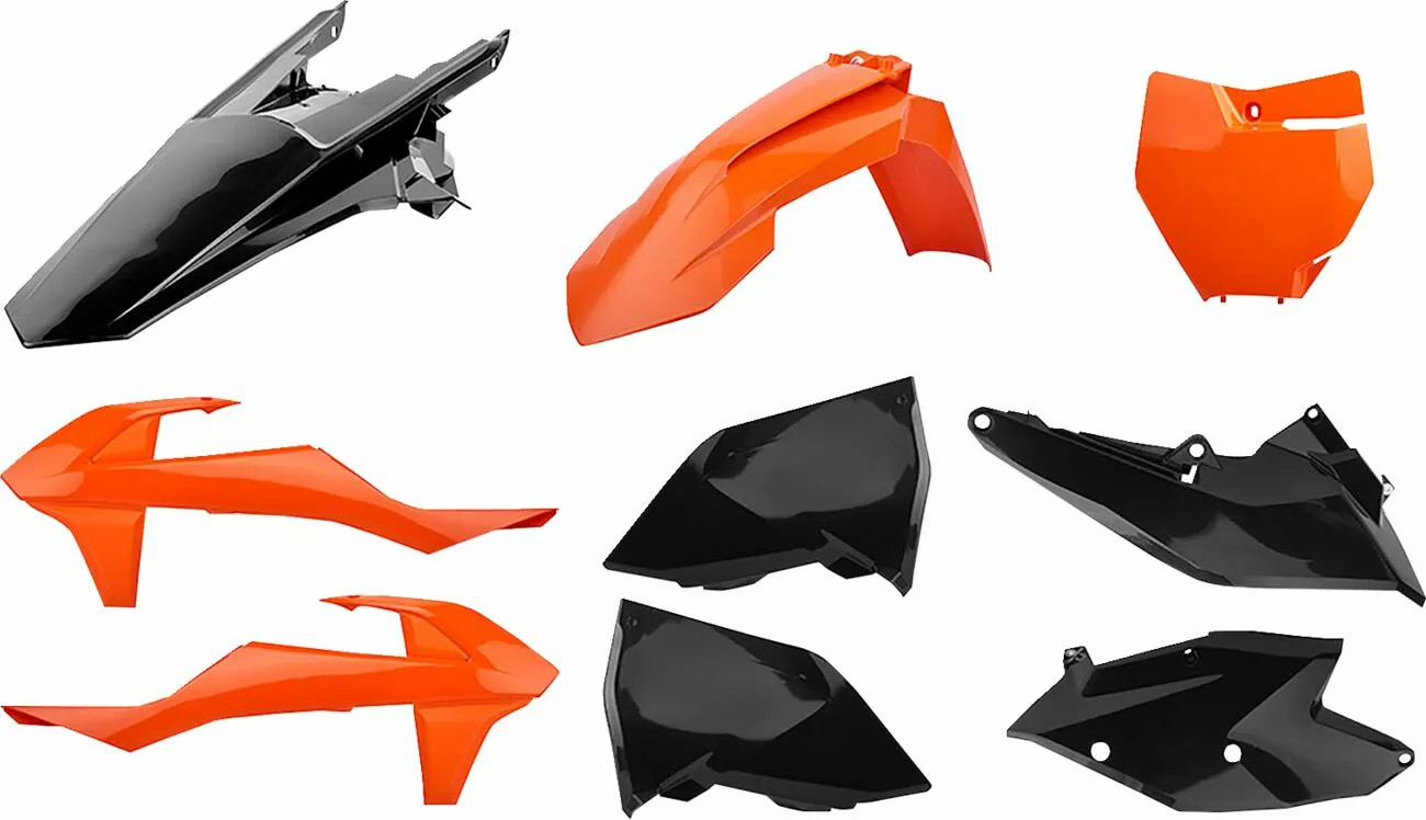Kit Plastique PoliSport pour Moto KTM SX125 (16-18) SX150 (16-18) - 90834