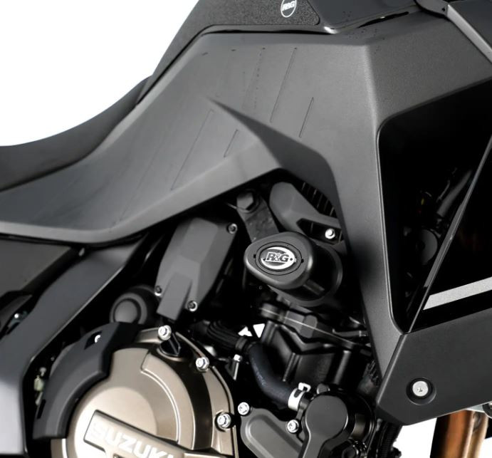 Tampon de protection Noir R&G Aero pour V-Strom 800 DE / Rally et SE (23-25) CP0558BL