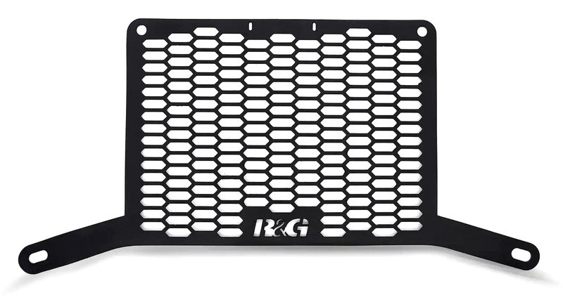 Protection de Radiateur d'Huile PRO Alu Noir R&G pour Multistrada V4 (21-24) - OCG0051PROBK