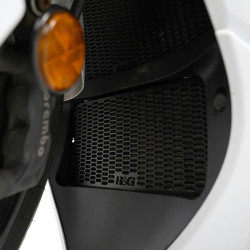Protection de Radiateur d'Huile PRO Alu Noir R&G pour GSX 1300 Hayabusa R (20-24) - OCG0050PROBK