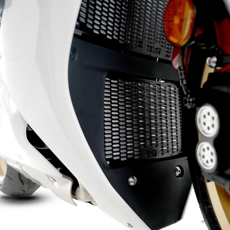 Protection de Radiateur d'Huile PRO Alu Noir R&G pour YZF-R1 / M (15-24) - OCG0057PROBK Protection de Radiateur d'Huile PRO Alu Noir R&G pour YZF-R1 / M (15-24) - OCG0057PROBK