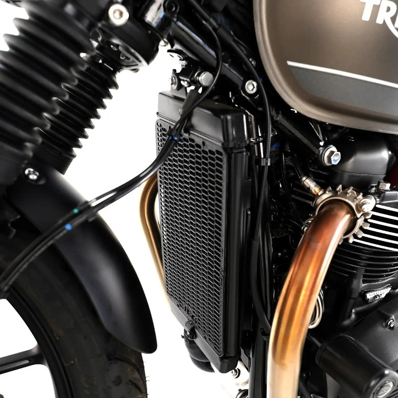 Protection de Radiateur PRO Alu R&G pour Thruxton 1200 / R / RS (16-24) - RAD0328PROBK Protection de Radiateur PRO Alu R&G pour Thruxton 1200 / R / RS (16-24) - RAD0328PROBK
