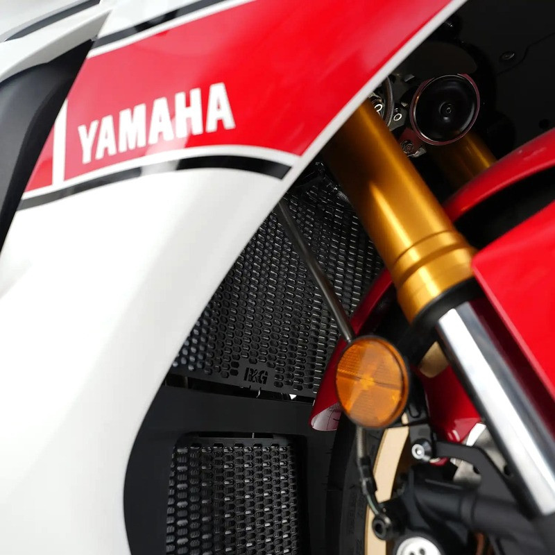 Protection de Radiateur PRO Alu R&G pour YZF-R1 / M (15-24) - RAD0300PROBK Protection de Radiateur PRO Alu R&G pour YZF-R1 / M (15-24) - RAD0300PROBK