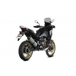 Modèle d'exposition Silencieux MIVV Speed Edge Inox embout Carbone pour Honda 1100 Africa Twin (20-24)