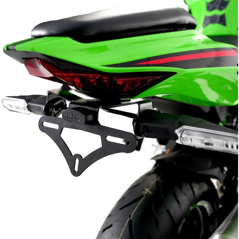 Support de Plaque Court R&G pour ZX-4R et ZX-4RR (24-25) LP0371BK Support de Plaque Court R&G pour ZX-4R et ZX-4RR (24-25) LP0371BK