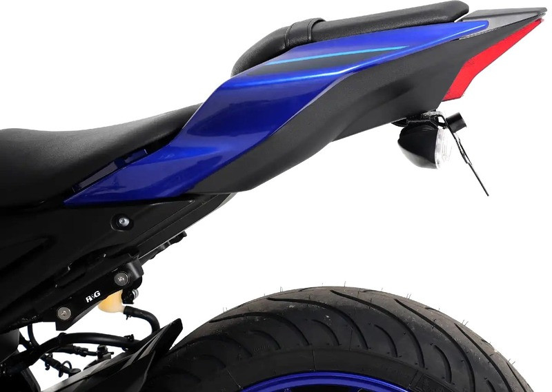 Support de Plaque Court R&G pour YZF-R125 (23-25) LP0367BK