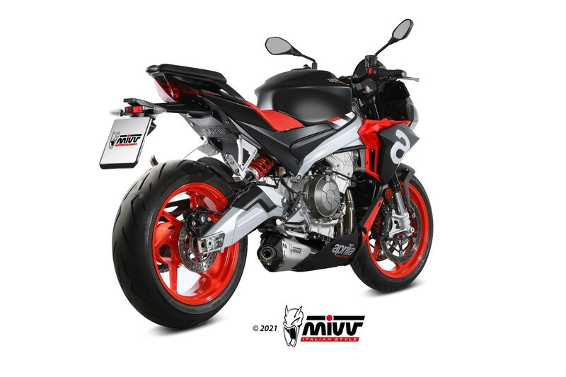 Ligne d'Échappement MIVV Delta Race pour Aprilia Tuono 660 (21-24)