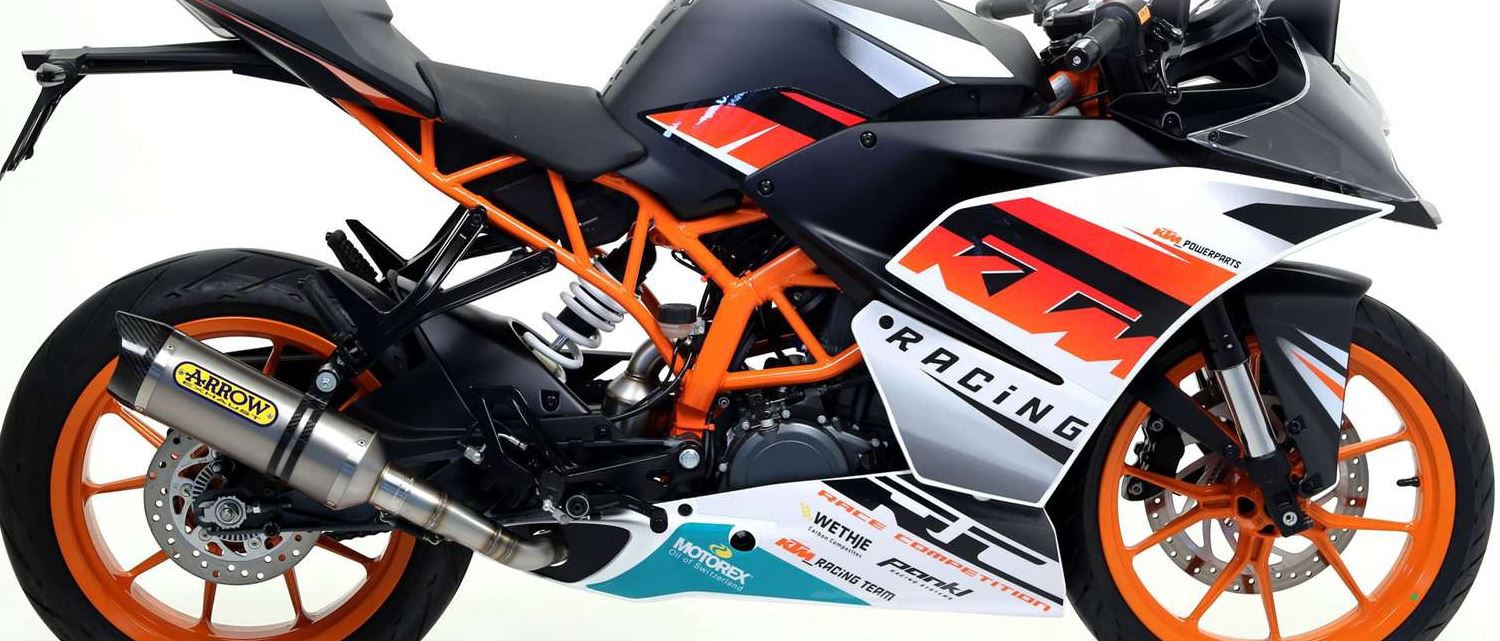 Silencieux ARROW Street Thunder pour RC390 (14-16)