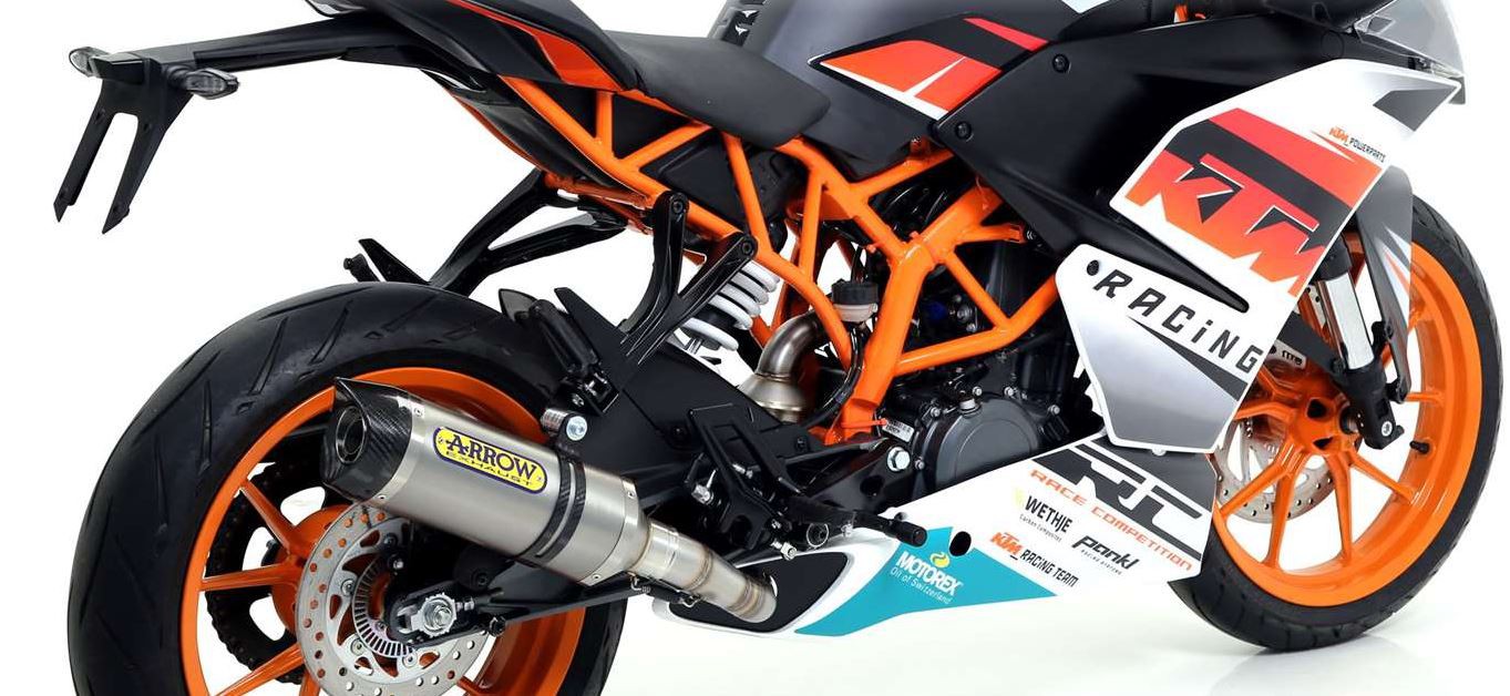 Silencieux ARROW Street Thunder pour RC390 (14-16)