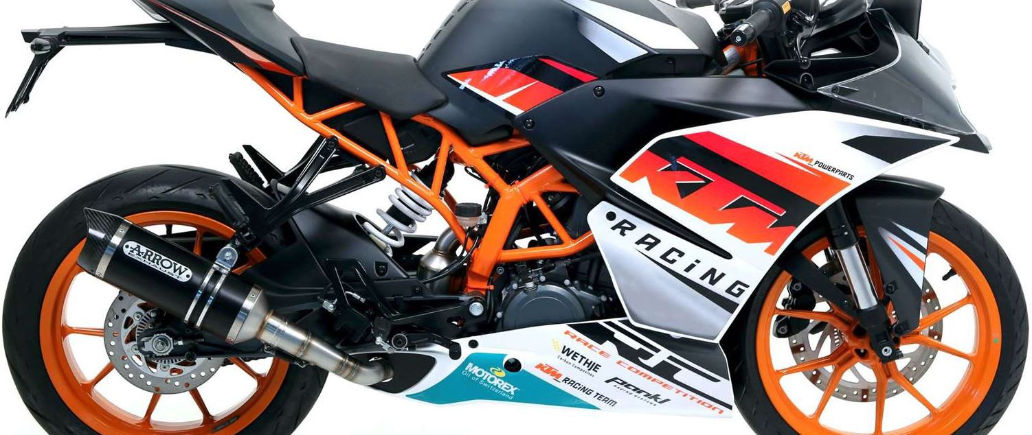 Silencieux ARROW Street Thunder pour RC390 (14-16)