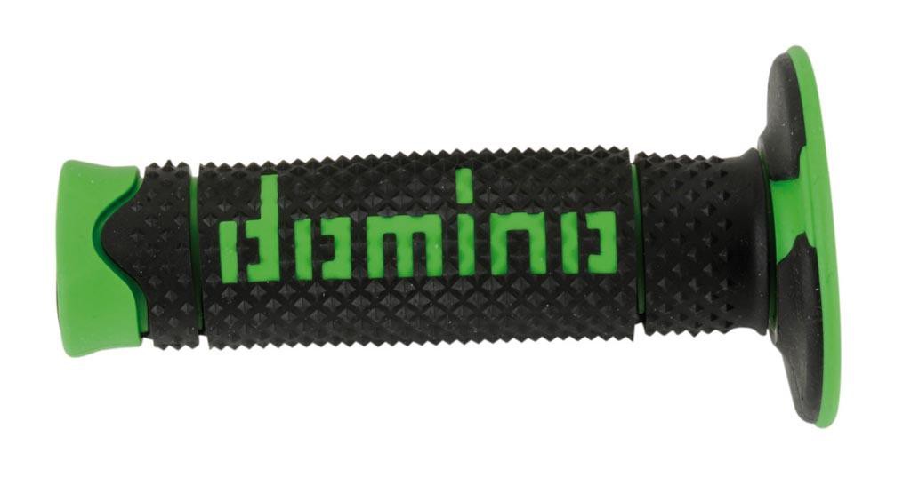Poignée Quad DOMINO Off - Road Full Grip Noir - Vert