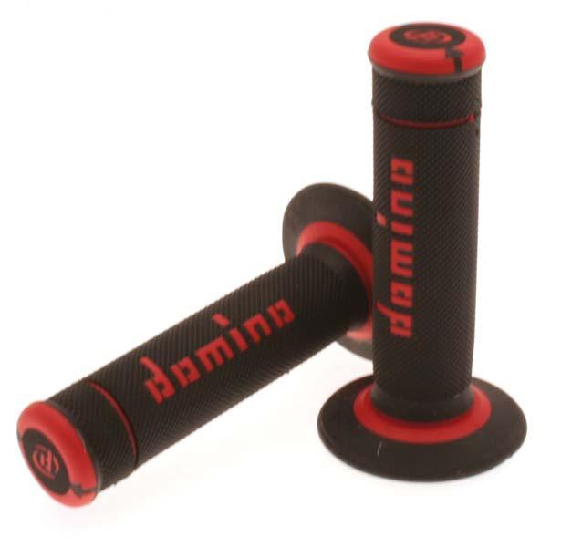 Poignée Quad DOMINO Off-Road X-Treme Noir - Rouge