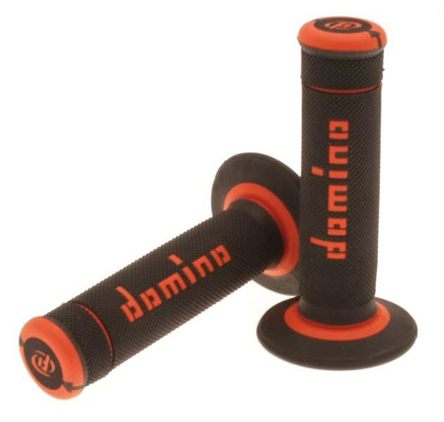 Poignée Quad DOMINO Off-Road X-Treme Noir - Orange