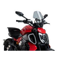 Bulle Puig Réglable pour Diavel V4 (24-25)