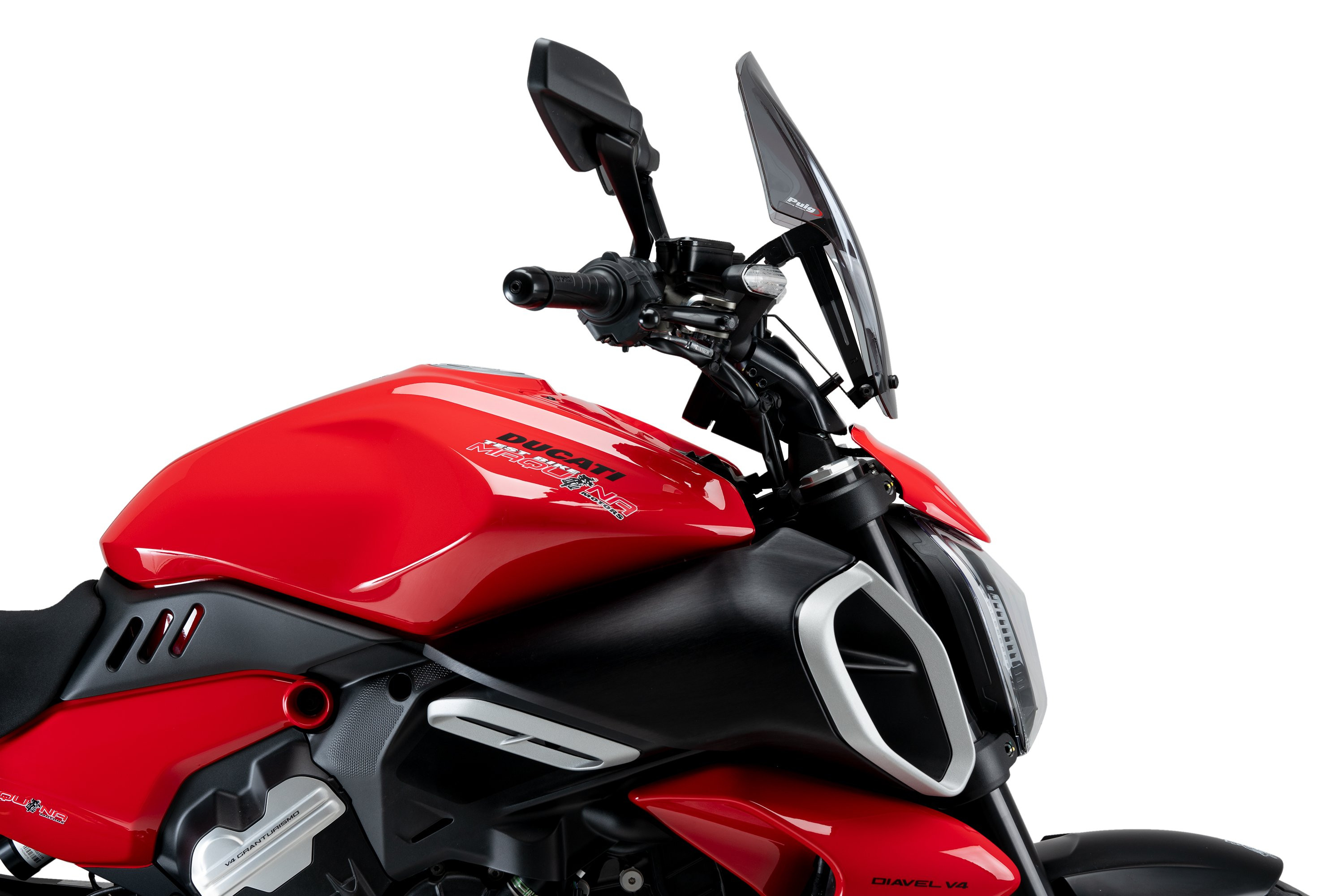Bulle Puig Réglable pour Diavel V4 (24-25)