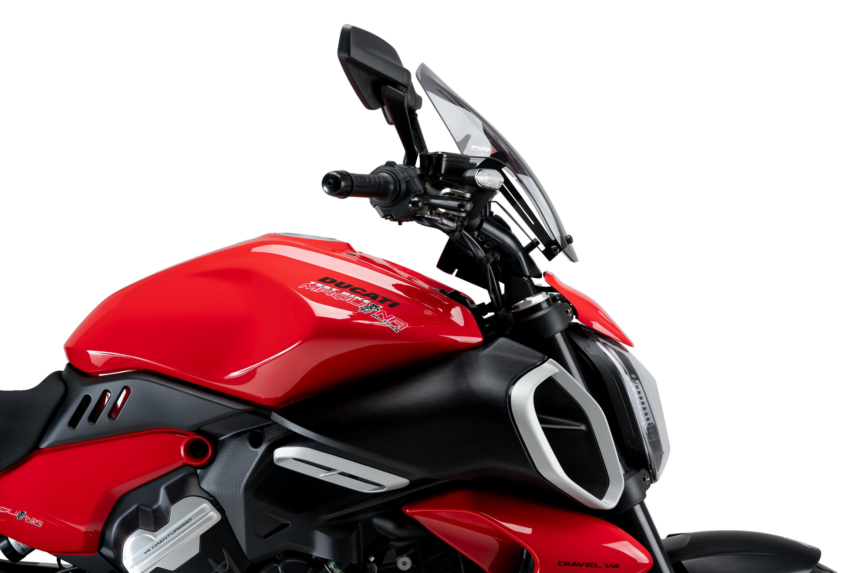 Bulle Puig Réglable pour Diavel V4 (24-25)