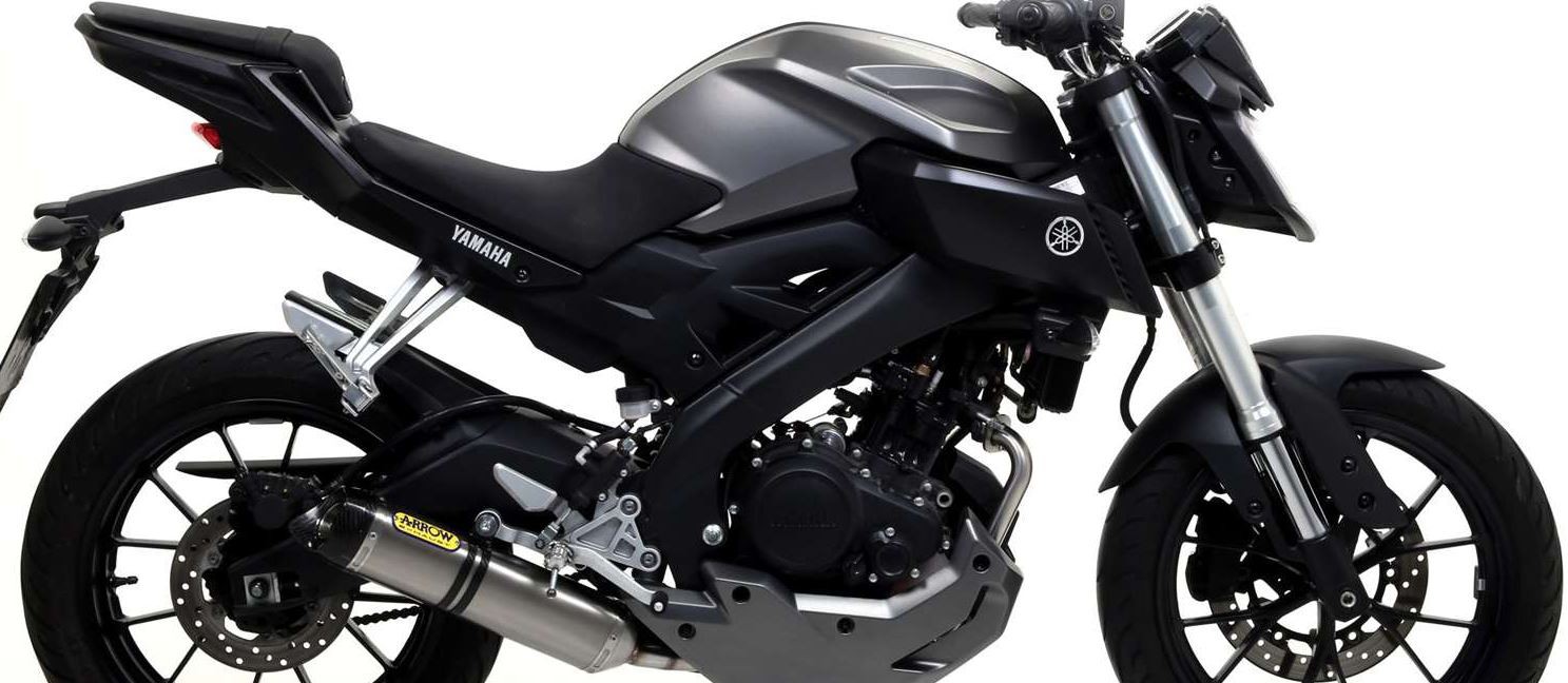 Ligne ARROW Street Thunder non catalysée pour MT125 (14-19)