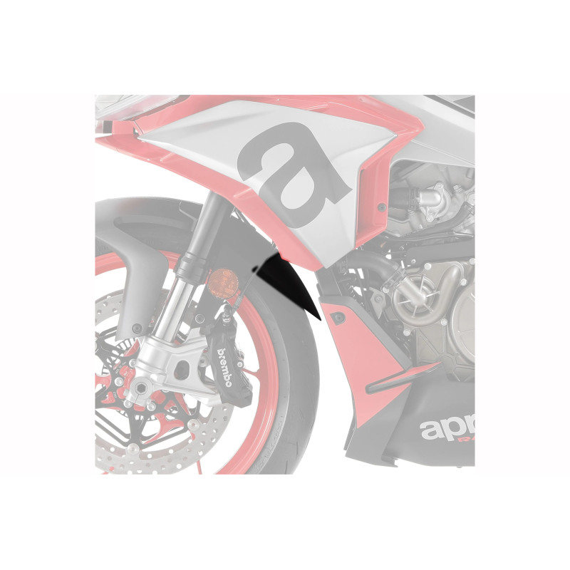 Puig Extension De Garde-Boue Avant Noir - Compatible Moto Guzzi V100 Mandello 2023 - 11