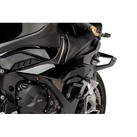 Ailerons Latéraux Aérodynamiques Pour Moto - Compatible Yamaha R1/R6/R25, Kawasaki Ninja H2/H2R - Style 7, Adhésif 3M - 7