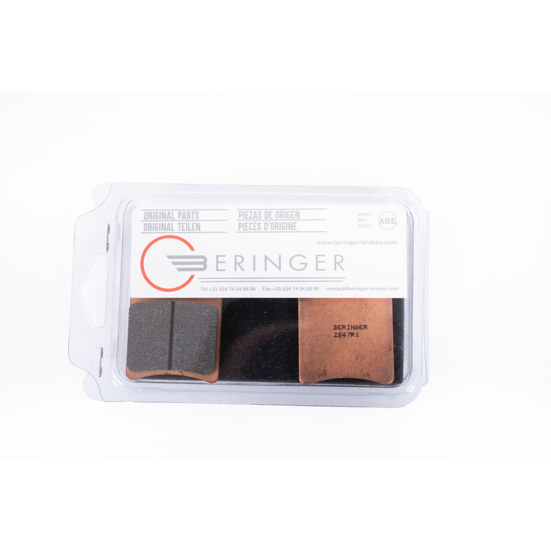 Plaquette de Frein Beringer type 2547 pour étrier 2 pistons Ø27mm - KIT2547 Plaquette de Frein Beringer type 2547 pour étrier 2 pistons Ø27mm - KIT2547