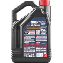 Huile Moto Motul NGEN 7 15W50 4 Litres + Filtre à Huile Offert