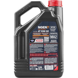 Huile Moto Motul NGEN 7 10W50 4 Litres + Filtre à Huile Offert