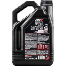 Huile moto Motul 300V 5W40 OFF ROAD 4 Litres + Filtre à Huile Offert