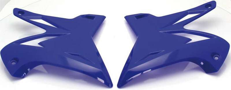 Ouies de Radiateur Bleu UFO Moto pour Yamaha YZ125 (02-14) YZ250 (02-14)