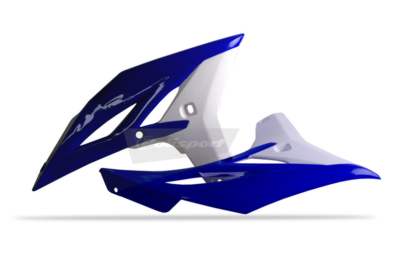 Ouies de Radiateur Bleu POLISPORT Moto pour Yamaha YZ250 F (11-13) WR450 F (12-15) 8413700006