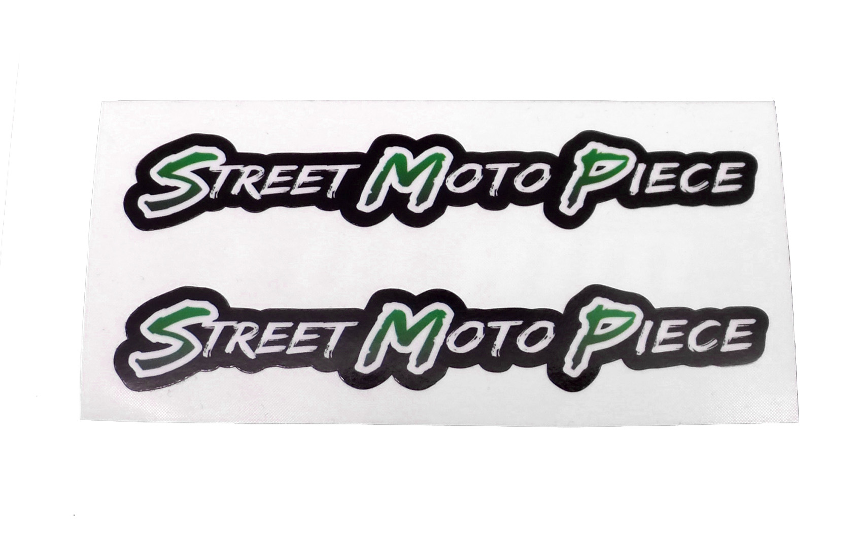 Sticker Street Moto Pièce Rectangle 12 cm