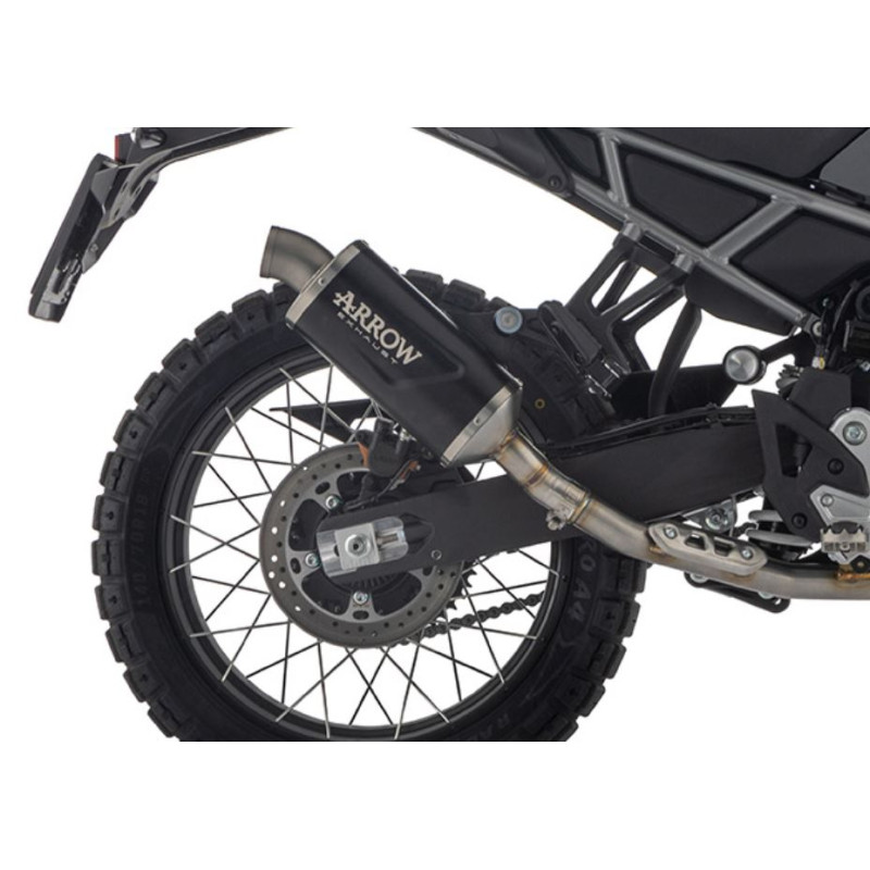 Silencieux Homologué ARROW Indy-Race EVO embout Inox pour CF Moto 450 MT (25 et +) Silencieux Homologué ARROW Indy-Race EVO embout Inox pour CF Moto 450 MT (25 et +)