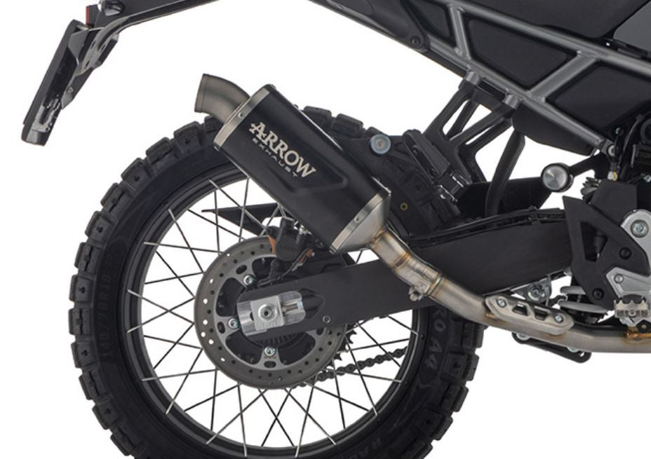 Ligne d'échappement Racing ARROW Indy-Race EVO embout Inox pour CF Moto 450 MT (25 et +)
