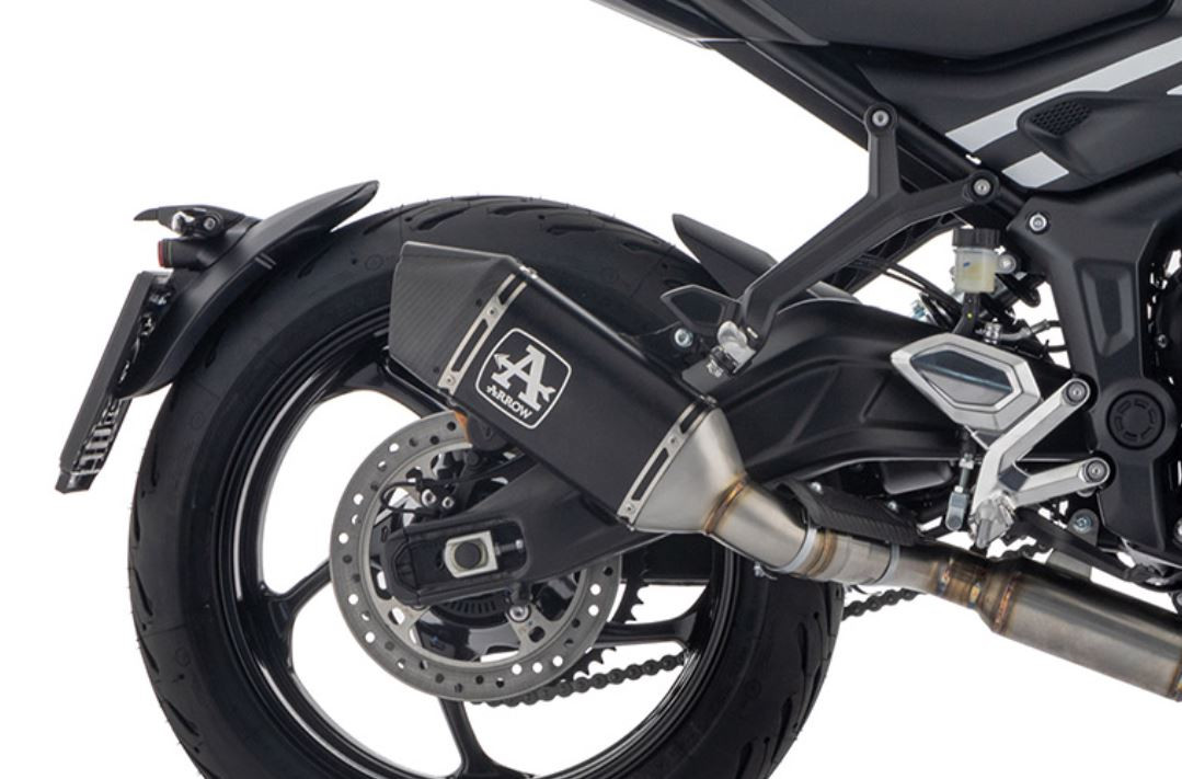 Ligne d'Échappement Homologuée ARROW Veloce pour Trident 660 (25 et +)