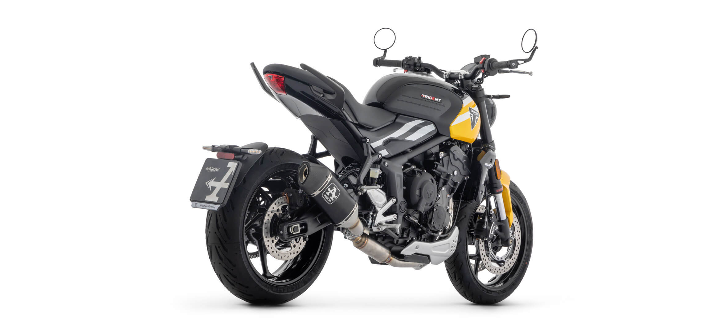 Ligne d'Échappement Homologuée ARROW Veloce pour Trident 660 (25 et +)