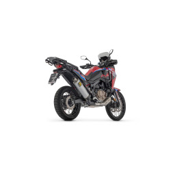 Silencieux Homologué ARROW Maxi Race-Tech embout Inox pour Africa Twin 1100 CRF  L (20-24) et Africa Twin ADV Sport (20-24)