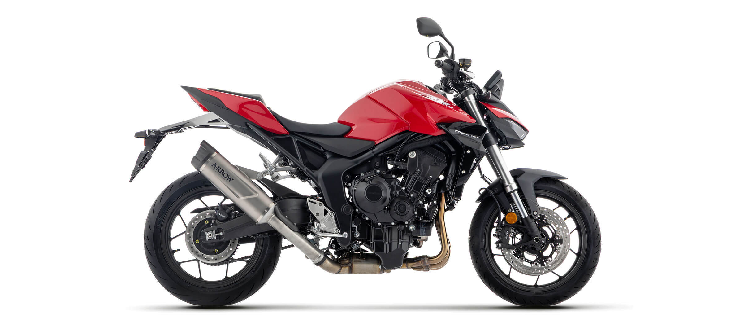 Ligne d'Échappement "Non Homologué" ARROW Indy-Race EVO pour CB 1000 Hornet (25 et +)