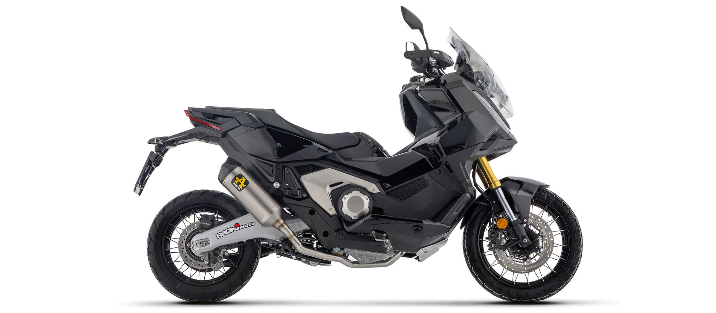 Echappement "Homologué" ARROW Race-Tech version Court pour X-ADV 750 (25 et +)