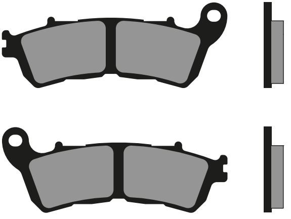 Plaquette de frein Arrière Brenta FT4307 - Syntérisé Route