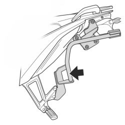 Support de Valise Shad 3P System pour KTM 790 Adventure (19-25)