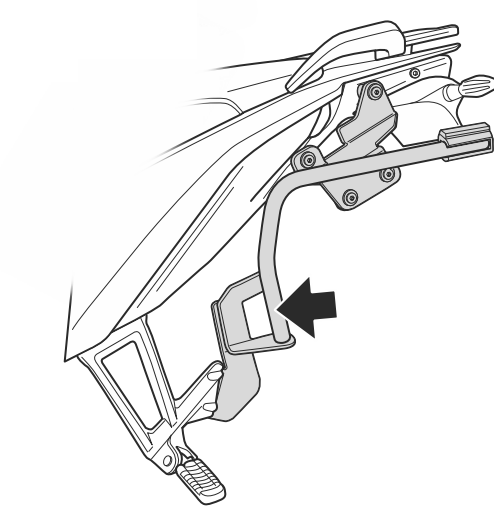 Support de Valise Shad 3P System pour KTM 790 Adventure (19-25)