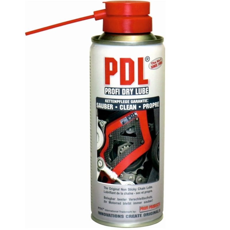 Lubrifiant Sec pour Chaines Moto PDL Profi Dry Lube 200ml Lubrifiant Sec pour Chaines Moto PDL Profi Dry Lube 200ml
