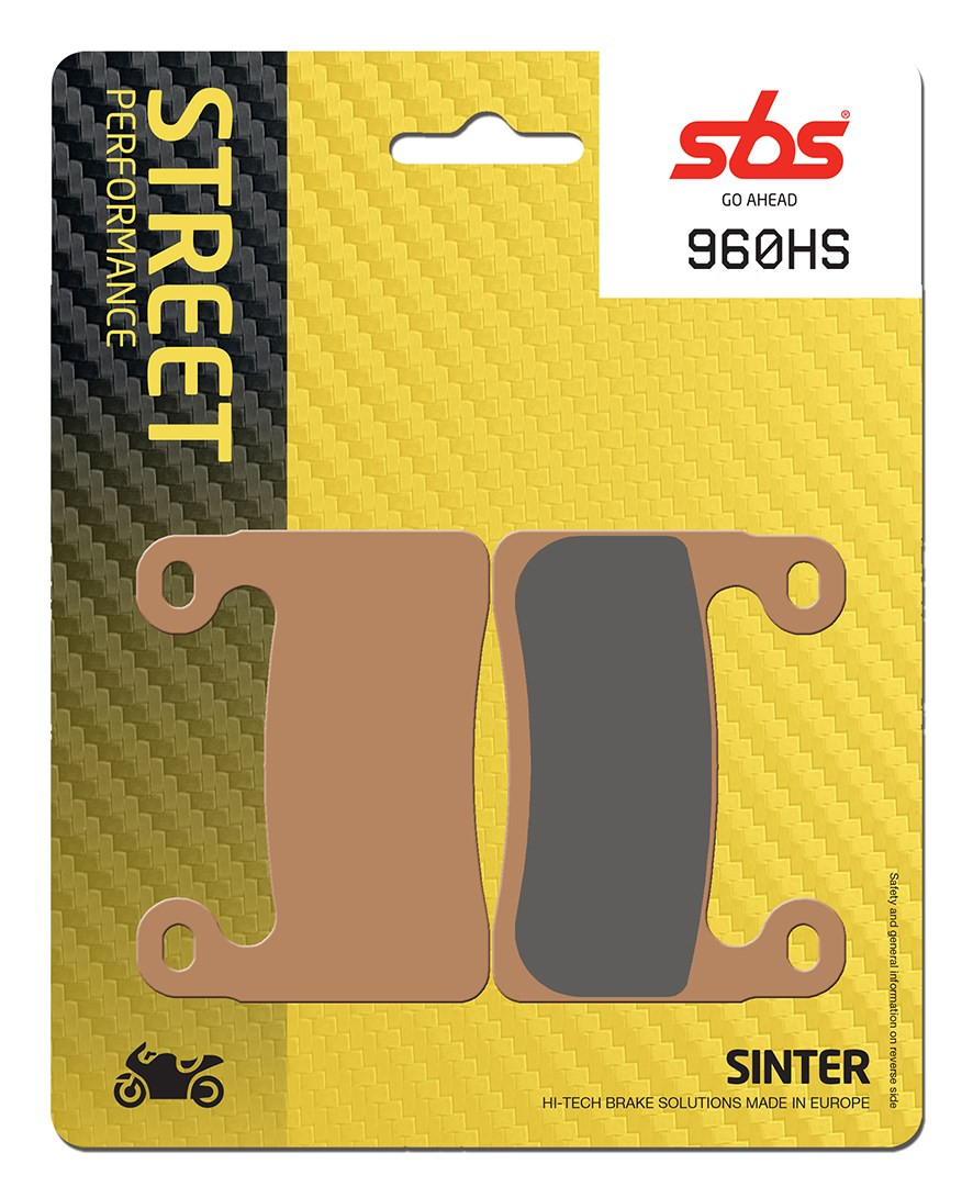 Plaquette de frein Avant SBS 960HS - Syntérisé Route
