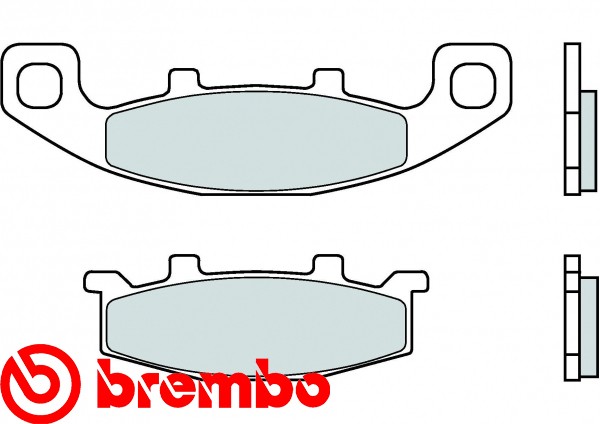 Plaquette de frein Brembo 07KA0933 - Organique Route
