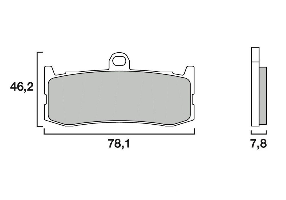 Plaquette de frein Racing / Compétition ZCOO ZRM-N008 EX - Carbone Céramique Compétition