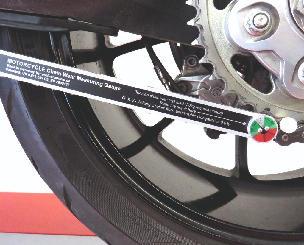 CEM Appareil de Contrôle d’Usure de Chaîne Moto PROFI 