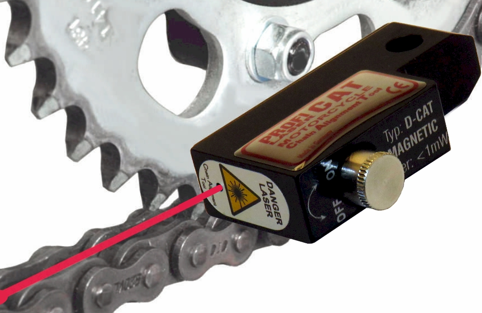 Boitier Magnétique Point Laser d'alignement de Chaine et Courroie PROFI - CAT-DOT-MAGNET