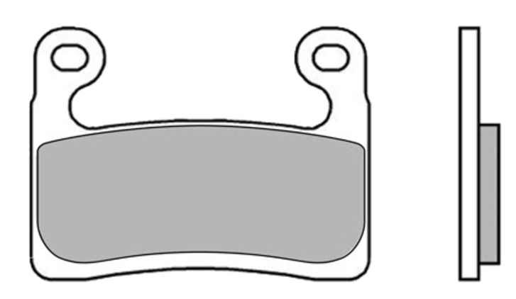 Plaquette de frein Compétition Brembo Z04 M118 - Carbone Céramique Compétition