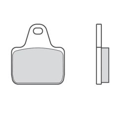 Plaquette de frein Compétition Brembo Z04 M049 - Carbone Céramique Compétition